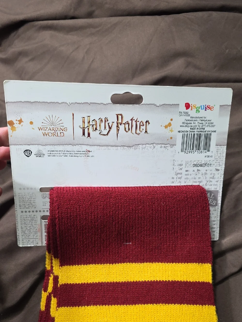 Warner Bros. Gryffindor Kids Scarf - Red & Yellow